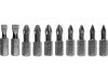 Yato bithegy készlet 10 részes 25 mm  (PH1 - PH2 - PZ1 - PZ2)