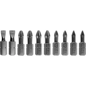 Yato bithegy készlet 10 részes 25 mm  (PH1 - PH2 - PZ1 - PZ2)