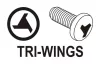 Yato tri-wing bithegy készlet 2 részes TW0 + TW1 x 100 mm