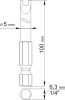 Yato bithegy készlet 2 részes spanner NR4 + NR8 x 100 mm