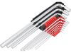 Yato hosszú imbuszkulcs készlet 9 részes 1,5-10 mm CrV