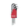 Yato hosszú imbuszkulcs készlet 9 részes 1,5-10 mm CrV
