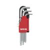 Yato imbuszkulcs készlet 9 részes 1,5-10 mm CrV