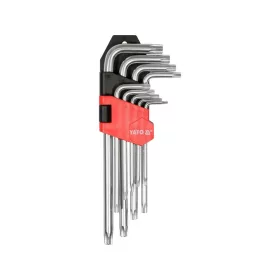 Yato torx kulcs készlet 9 részes T10-T50 CrV