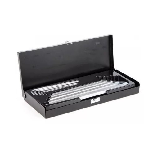 Yato hosszú imbuszkulcs készlet 10 részes 3-17 mm, kazettában CrV