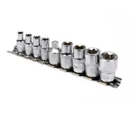 Yato dugókulcs készlet 9 részes külső Torx 1/4", 3/8" CrV