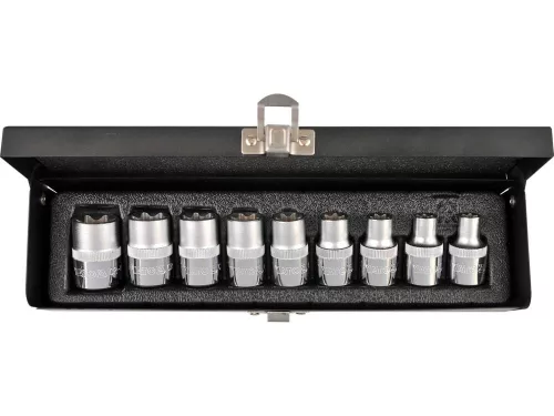 Yato dugókulcs készlet 9 részes külső Torx 1/2" E10-E24 CrV