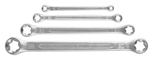 Yato torx csillagkulcs készlet 4 részes Torx fejjel E6-E24 CrV