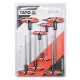 Yato imbusz T-kulcs készlet 8 részes 2,5-10 mm S2