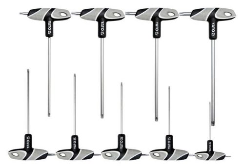 Yato torx T-kulcs készlet 9 részes T10-T50 S2