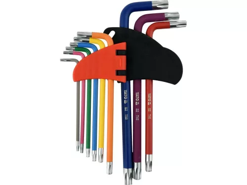 Yato hosszú torx kulcs készlet 9 részes T10 - T50 S2