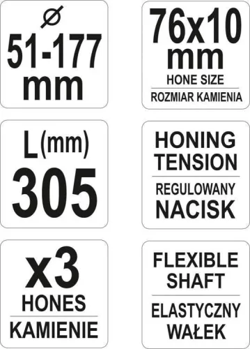 Yato henger hónoló 51-177 mm