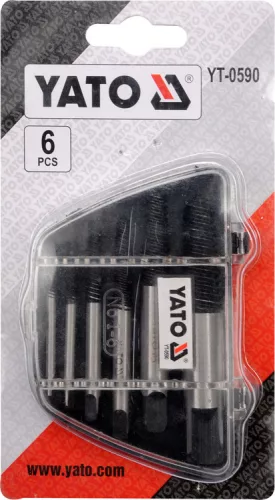 Yato törtcsavar kiszedő készlet 6 részes M3-M25