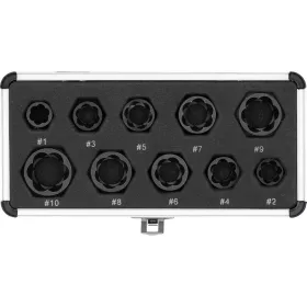 Yato törtcsavarfej leszedő készlet 10 részes