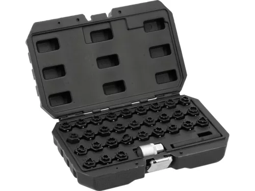 Yato kerékanya dugókulcs-készlet, 32 db