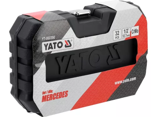 Yato kerékanya dugókulcs-készlet, 32 db