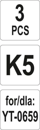 Yato tartalék pengék YT-0659 szélvédőkivágó késhez (3 db/cs)