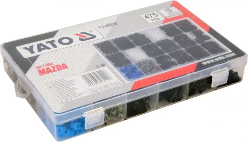 Yato műanyag patent készlet 475 részes Mazda