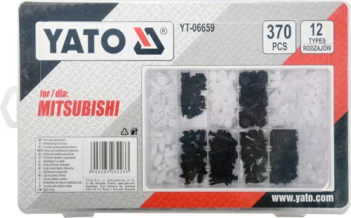 Yato műanyag patent készlet 370 részes Mitsubishi
