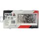 Yato hatlapú inox csavaranya készlet 300 részes M3-M10
