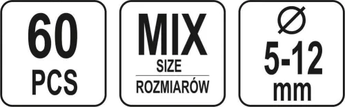 Yato csapszeg készlet 60 részes