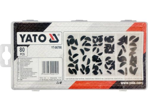 Yato íves retesz készlet 80 részes