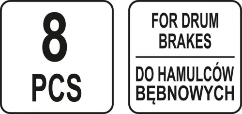 Yato dobfék szerelő készlet 8 részes