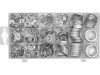 Yato aluminíum alátét készlet 450 részes