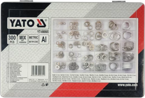 Yato alumínium alátét készlet 300 részes