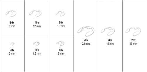 Yato e-gyűrű készlet 300 részes