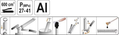 Yato karos zsírzó 600 ml 27-41MPa