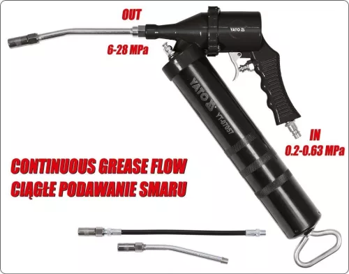 Yato pneumatikus zsírzó 400 cm3 6-28 MPa