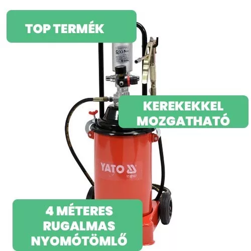 Yato pneumatikus zsírzó pumpa 12 liter
