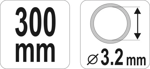 Yato karos zsírzóhoz tömlő 300 mm