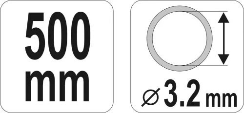 Yato karos zsírzóhoz tömlő 500 mm