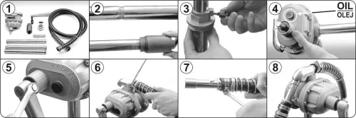 Yato hordópumpa tekerős 100 liter/perc alumínium