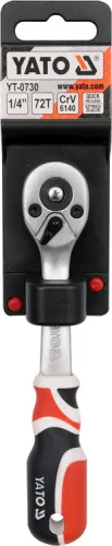 Yato racsnis hajtószár 1/4" 155 mm 72T CrV