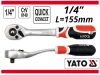 Yato racsnis hajtószár 1/4" 155 mm 72T CrV