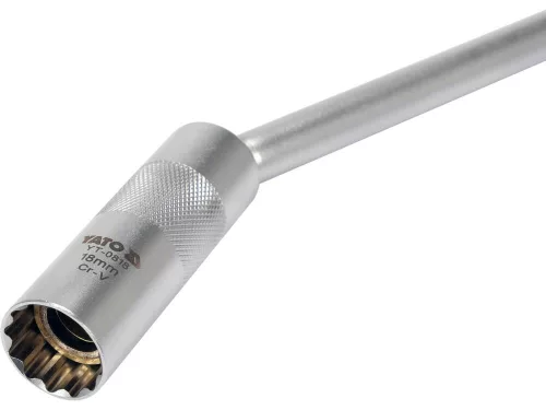 Yato gyertyakulcs toldószárral 18 mm / 300 mm CrV