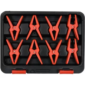 Yato csipesz készlet 8 részes (fék-, üzemanyag-, olaj- és autóklíma csövekhez)