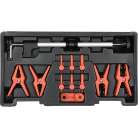 Yato csipesz készlet 12 részes (fék-, üzemanyag-, olaj- és autóklíma csövekhez)