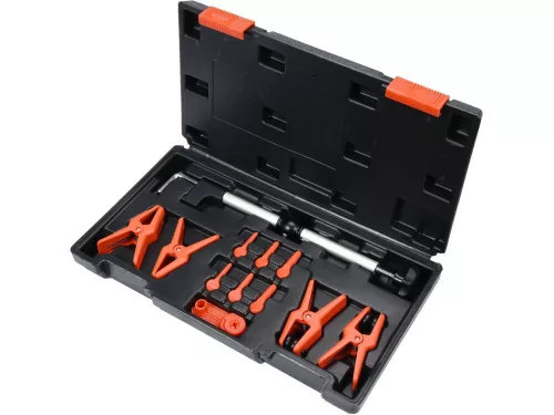 Yato csipesz készlet 12 részes (fék-, üzemanyag-, olaj- és autóklíma csövekhez)