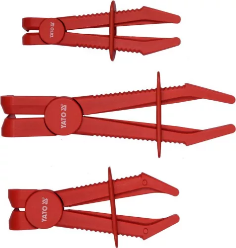 Yato flexibilis csőszorító hajlított készlet 3 részes
