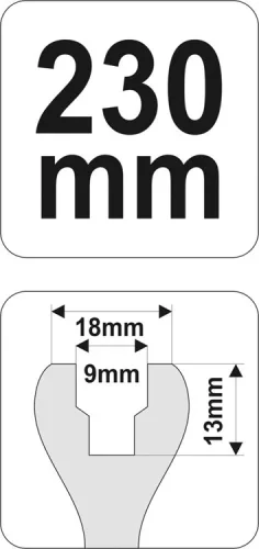 Yato kárpitkiszedő 230 mm