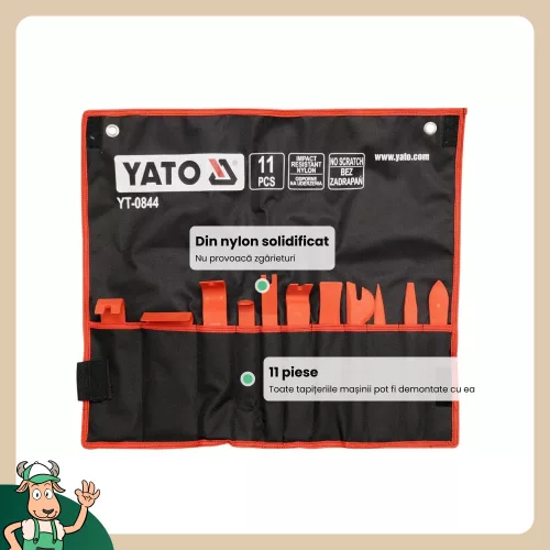 Yato kárpitkiszedő készlet 11 részes