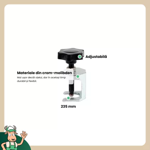 Yato ablaktörlőkar lehúzó 235 mm