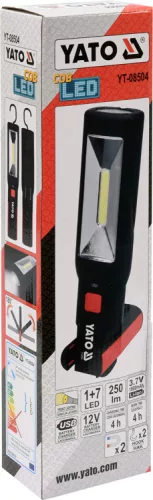 Yato akkus LED lámpa 3 W COB (akku + töltő)