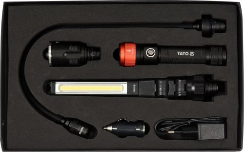 Yato akkus LED lámpa 3 az 1-ben 380 lumen (akku + töltő)