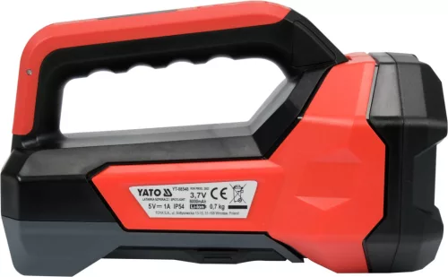 Yato akkus LED kemping lámpa 9 üzemmód 600 / 1000 lumen