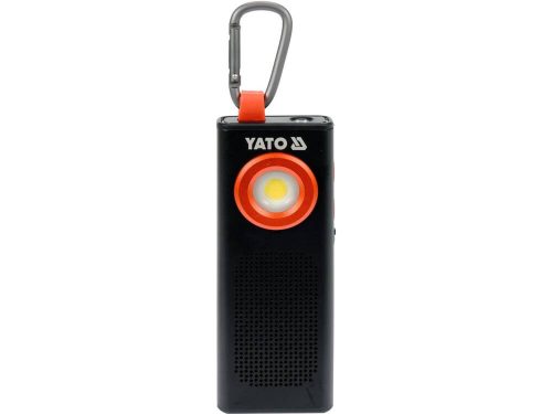 Yato akkus LED zseblámpa 500 / 250 / 90 lumen (akku + töltő)